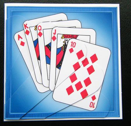 Cards Quick Card with Fan Pyramage Topper by Charlie Angel