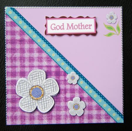 Lace Daisy Square Topper by Charlie Angel