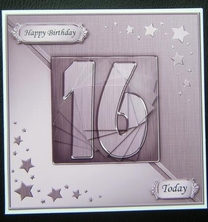 16th Metallic Age Quick Card with Twisted Pyramage by Charlie Angel