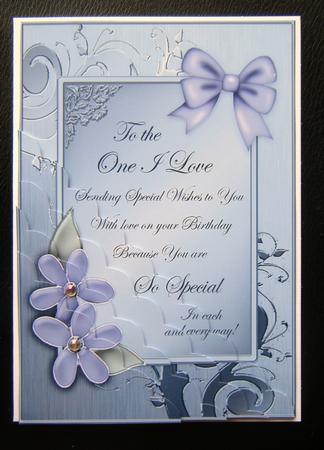 Metallic One I Love Quick Card Corner Side Stacker by Charlie Angel