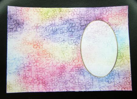 Washed Out Flowers Card Front or Insert by Charlie Angel