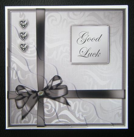 Elegant Flourish Quick Card Wavy Corner Side Stacker Topper by Charlie Angel