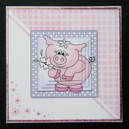 Piggywig Quick Card with Pyramage by Charlie Angel
