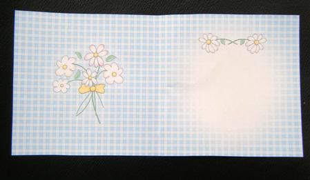Pretty Gingham Insert Square Portrait by Charlie Angel