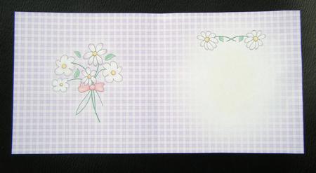 Pretty Gingham Insert Square Portrait by Charlie Angel