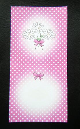 Pretty Polka Dots Square Landscape Card Insert by Charlie Angel