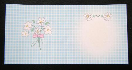 Pretty Gingham Square Portrait Insert by Charlie Angel
