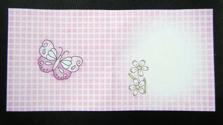 Fluttery Butterfly Insert Square Portrait by Charlie Angel