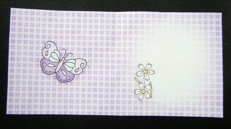 Fluttery Butterfly Insert Square Portrait by Charlie Angel