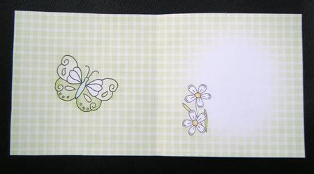 Fluttery Butterfly Insert Square Portrait by Charlie Angel