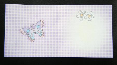 Fluttery Butterfly Insert Square Portrait by Charlie Angel