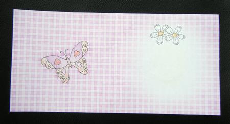 Fluttery Butterfly Insert Square Portrait by Charlie Angel