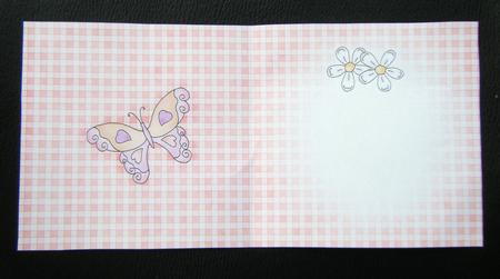 Fluttery Butterfly Insert Square Portrait by Charlie Angel