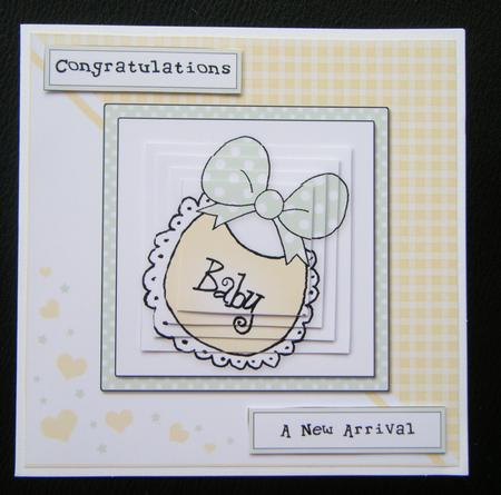 New Baby Quick Card with Pyramage by Charlie Angel