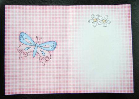 Fluttery Butterfly Insert A5 Portrait by Charlie Angel