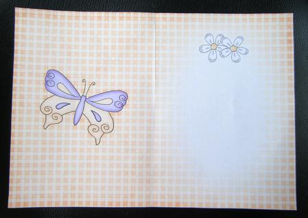 Fluttery Butterfly Insert A5 Portrait by Charlie Angel