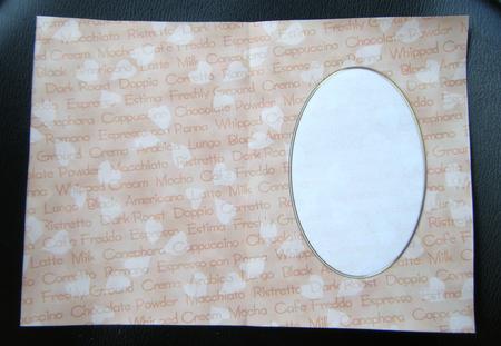 A5 Pretty Rose Words and Hearts Card Front or Insert by Charlie Angel
