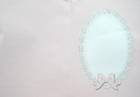 A5 Pearls and Lace Card Front or Insert by Charlie Angel