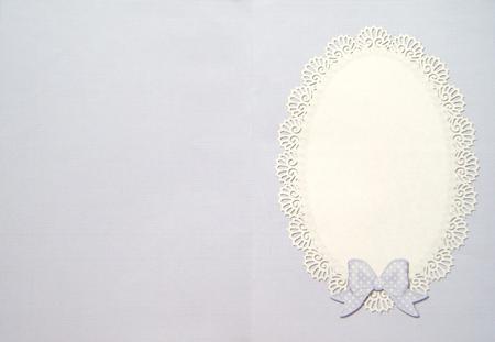 A5 Pearls and Lace Card Front or Insert by Charlie Angel