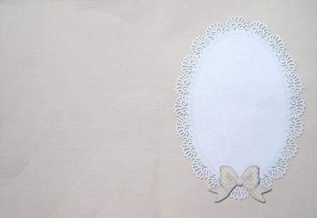A5 Pearls and Lace Card Front or Insert by Charlie Angel