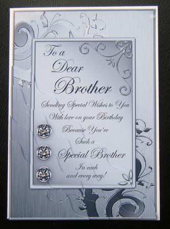 Brother Metallic Greeting Corner Side Stacker by Charlie Angel