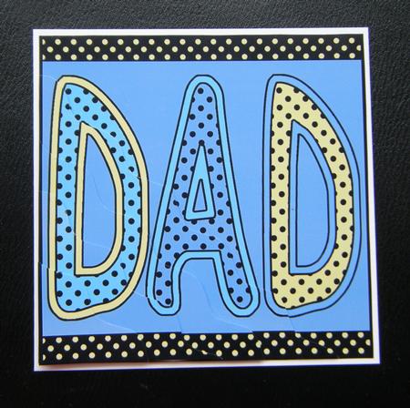 Luscious Berries Dad Quick Card Wavy Corner Side Stacker by Charlie Angel