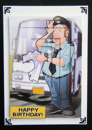 Bus Driver Dude Inverted Pyramid. by Charlie Angel
