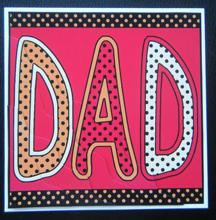 Luscious Berries Dad Quick Card Wavy Corner Side Stacker by Charlie Angel