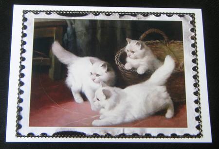 Kitties in a Basket by Charlie Angel