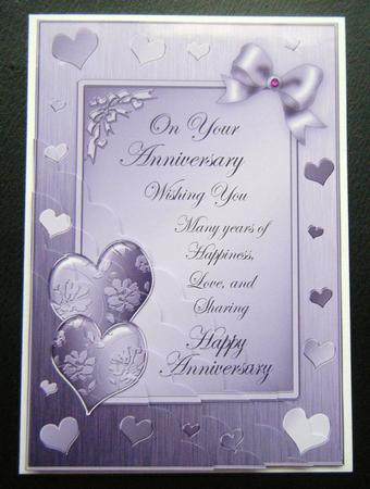 Elegant Romance Anniversary Quick Card Corner Side Stacker by Charlie Angel