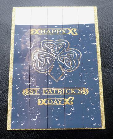 St. Patrick's Day Panel Irish Beer / Stout Card by Charlie Angel