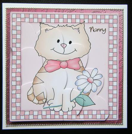 Metallic Paisley Embossed Backing Paper by Charlie Angel