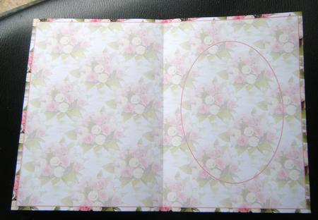 Pink & White Rose Floral Insert by Charlie Angel
