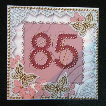 Vintage Plum 85 Age 6inch Duo Corner by Charlie Angel