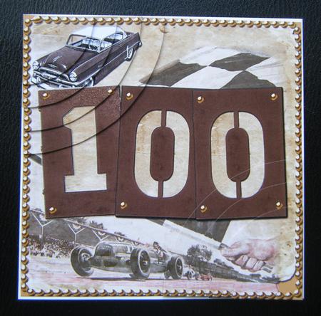 Vintage Racing Age 100 6inch Duo Corner Stacker by Charlie Angel