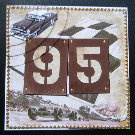 Vintage Racing Age 95 6inch Duo Corner Stacker by Charlie Angel
