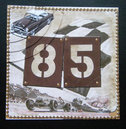 Vintage Racing Age 85 6inch Duo Corner Stacker by Charlie Angel