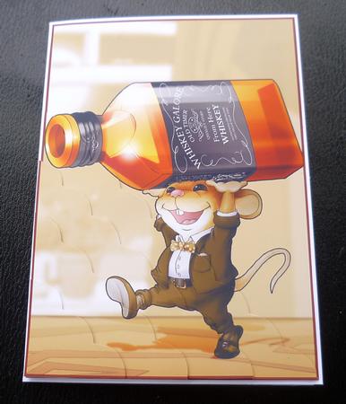 Whiskey Mouse! A4 by Charlie Angel