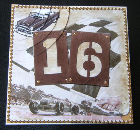Vintage Racing Age 16 6inch Duo Corner Stacker by Charlie Angel