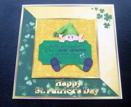 Leprechaun with Message by Charlie Angel
