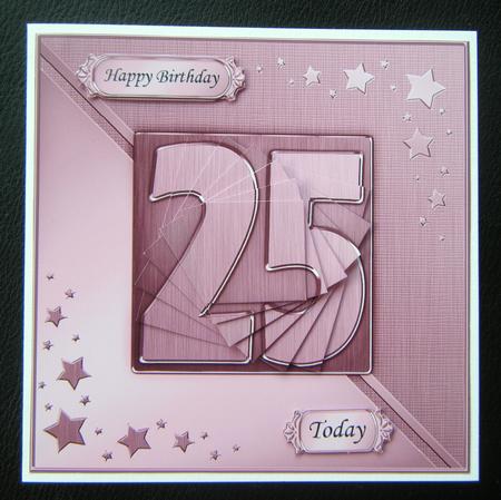 25th Metallic Age Quick Card with Twisted Pyramage by Charlie Angel