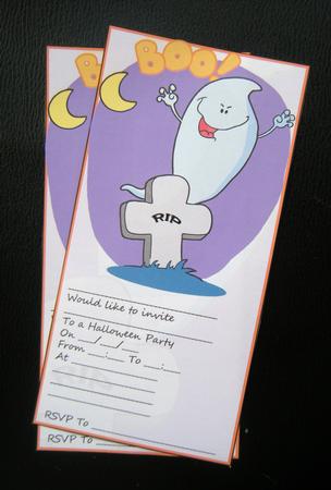 Halloween Ghost Party Invitation by Charlie Angel