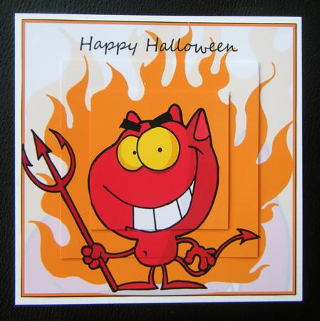 To My Little Devil -  Happy Halloween Card by Charlie Angel
