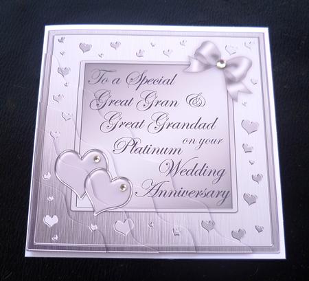Great Gran & Grandad Platinum Wedding Anniversary by Charlie Angel