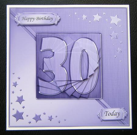 30th Metallic Age Quick Card with Twisted Pyramage by Charlie Angel