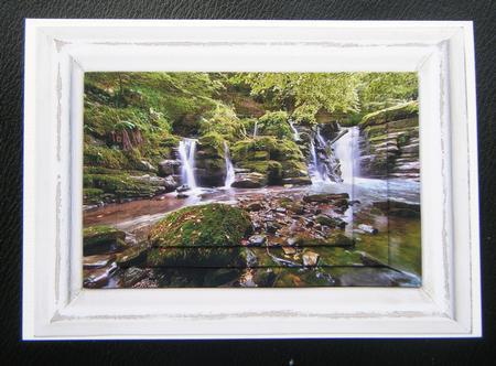 Scenic Waterfall Pyramid 7x5inch by Charlie Angel