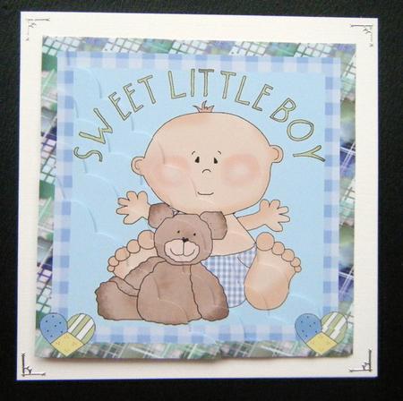 Sweet Little Boy Shell Edge by Charlie Angel