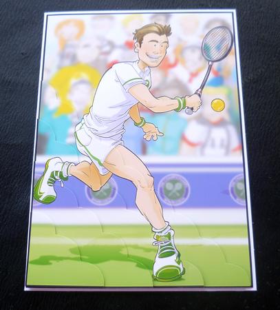 Tennis Dude 2 A4 by Charlie Angel