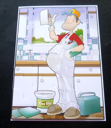 Kitchen Tiler DIY Dude A4 by Charlie Angel