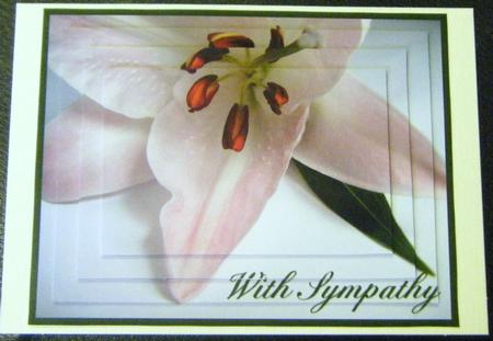 Pink Lily Sympathy Pyramid by Charlie Angel